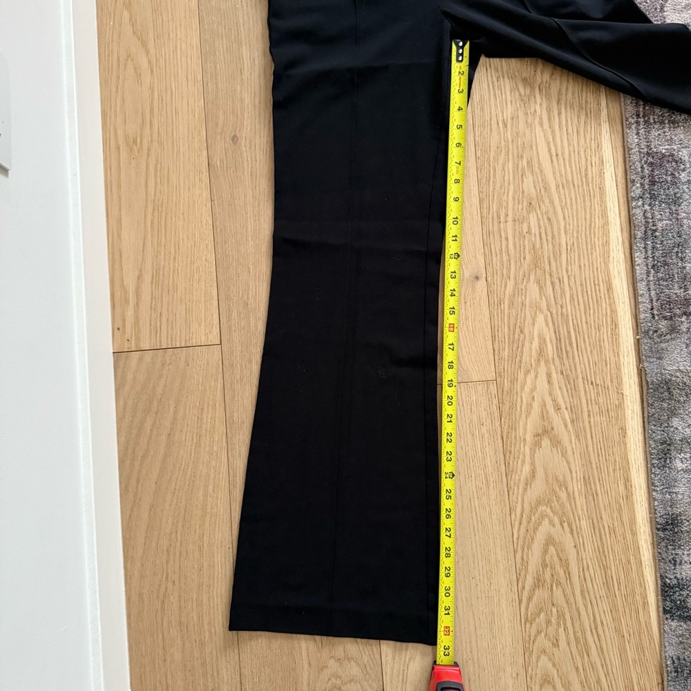 Black Nordstrom Size 6 Elastic Waist High Waist Dress Pants